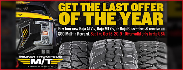 Mickey Thompson - $80 Reward